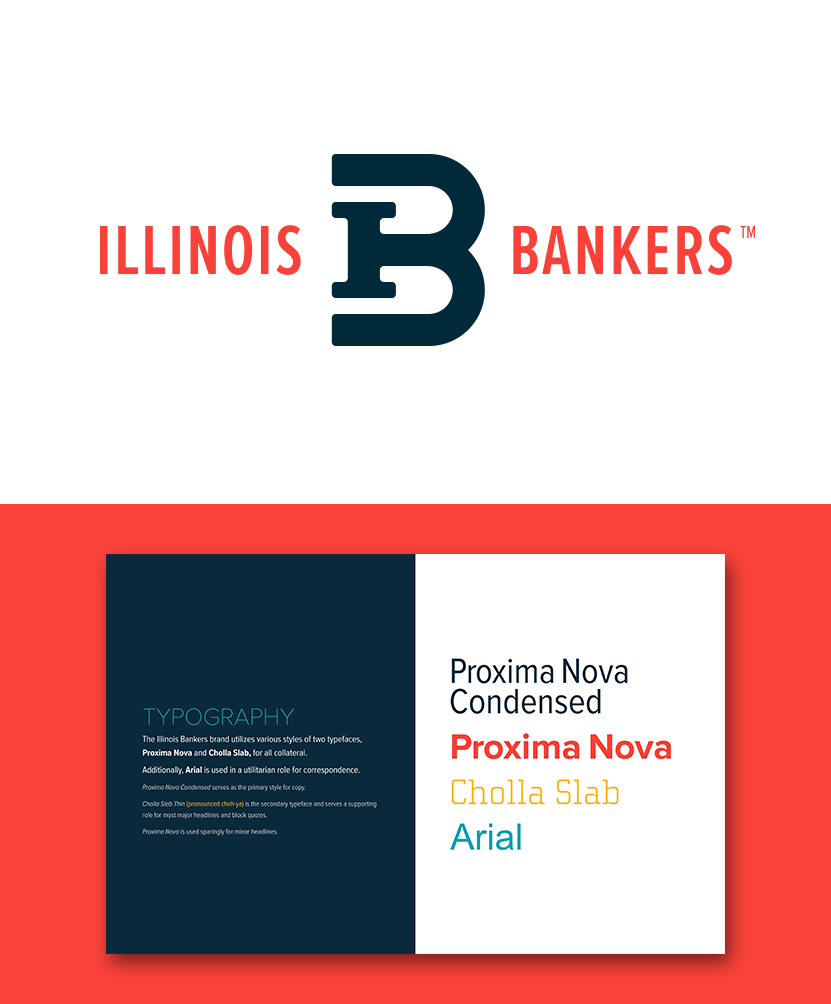 New fonts were part of a complete corporate identity package.