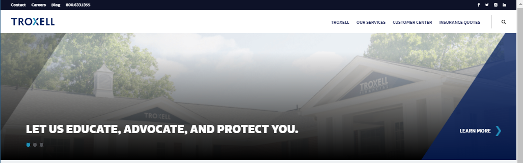 Troxell Insurance Launches Mini Website Redesign LRS Web