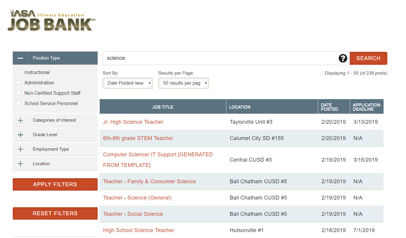 The IASA Job Bank Dashboard