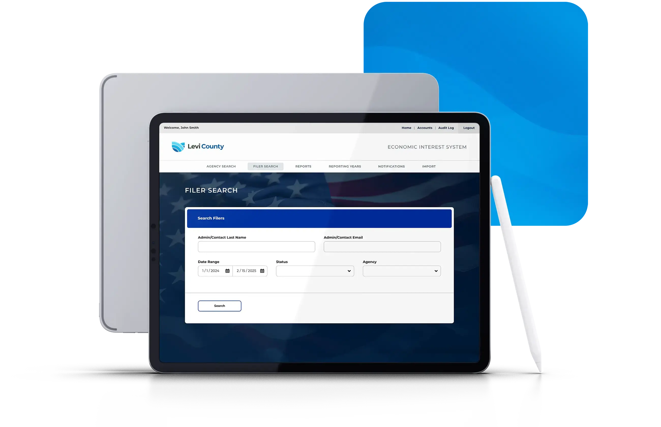 Statement Connect filing screen
