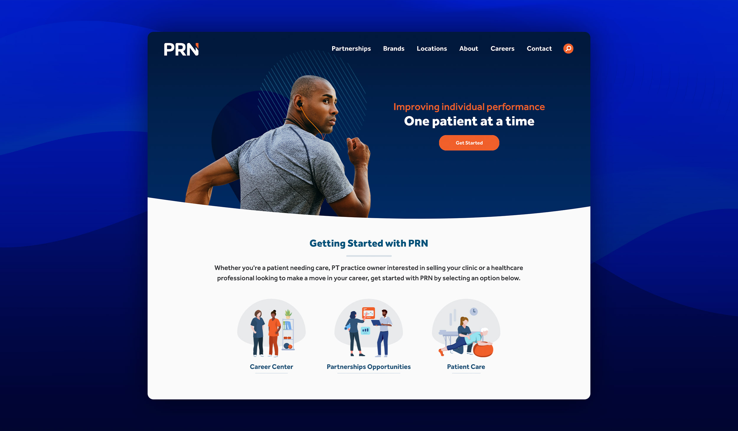 View the Physical Rehabilitation Network (PRN) project details