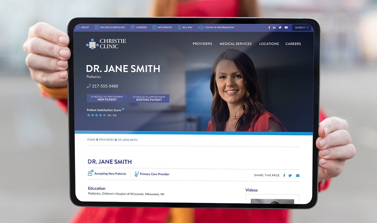View the Christie Clinic project details