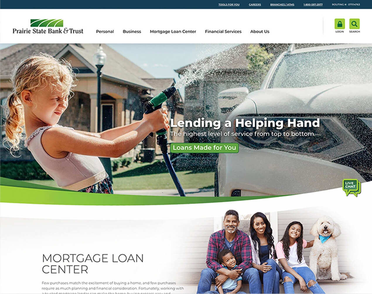 Bank Website Design